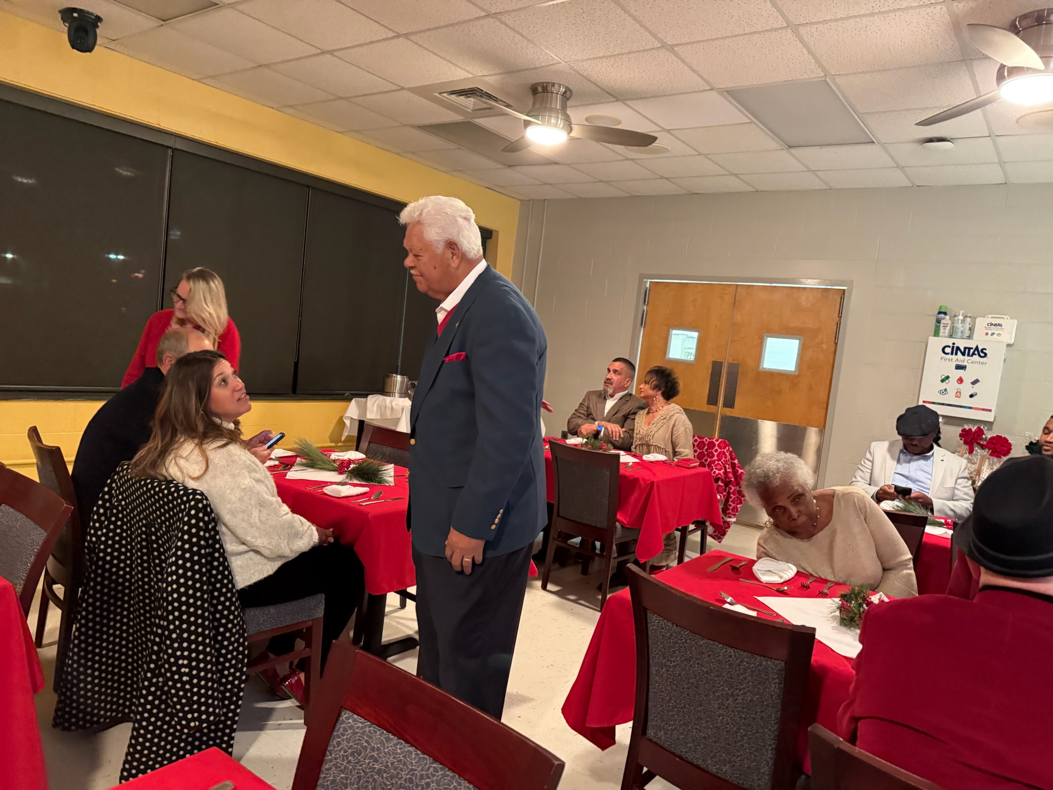 RCC honors its Board of Trustees with holiday meal prepared by culinary students