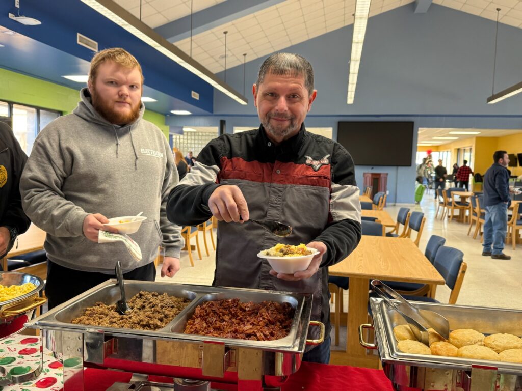 President’s Office hosts ‘Grits and Good Tidings’ breakfast for RCC employees
