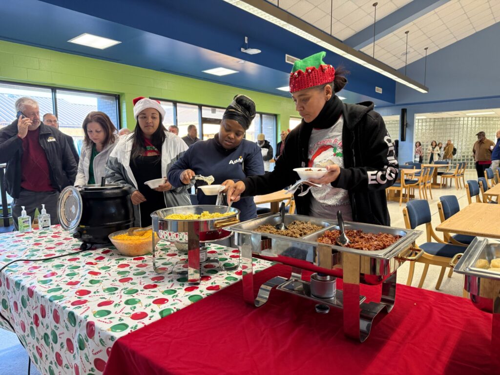 President’s Office hosts ‘Grits and Good Tidings’ breakfast for RCC employees