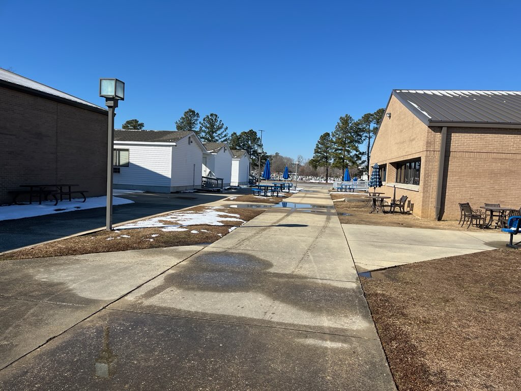 Snow on RCC Campus