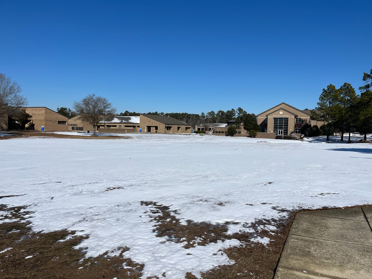 Snow on RCC Campus