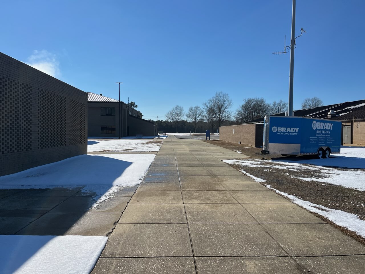 Snow on RCC Campus