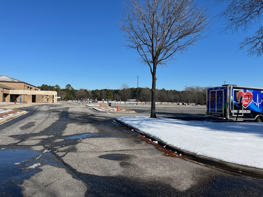 Snow on RCC Campus