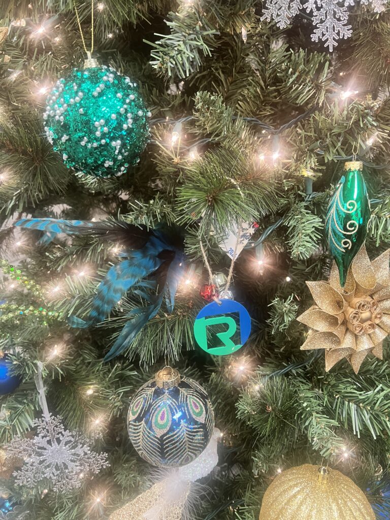 Robeson Community College Ornament hangs on Christmas Tree RCC Ornament sale raises $500 for scholarships