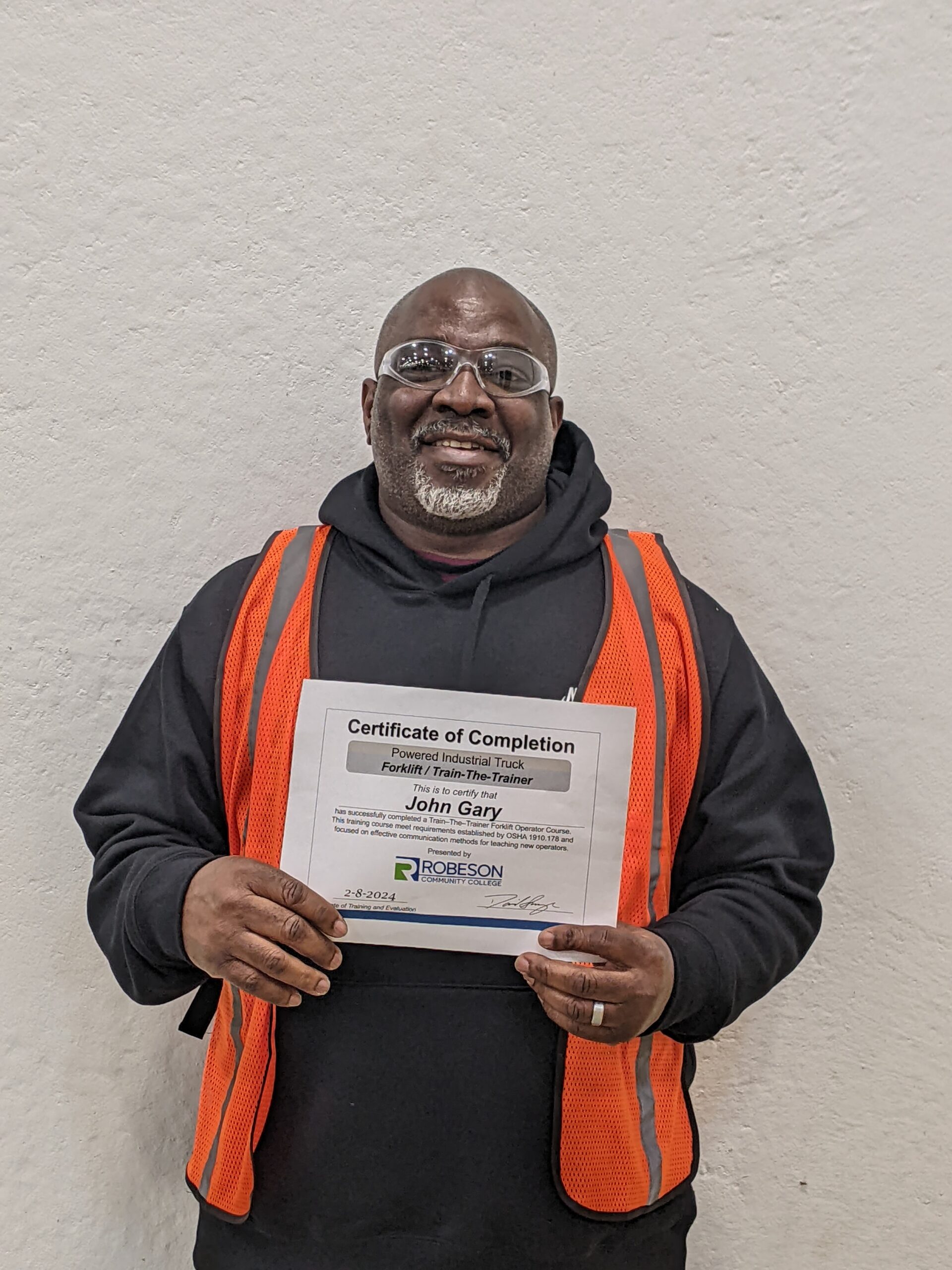 12 Elkay employees complete course through RCC’s Customized Training 2024 John Gary