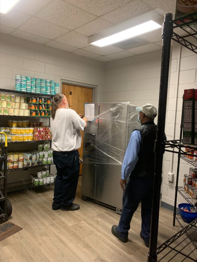 Refrigerator donated by Lowes