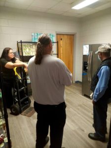 Refrigerator donated by Lowes