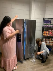 Refrigerator donated by Lowes