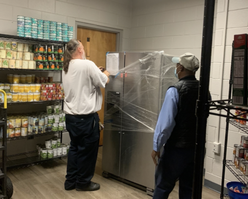 Refrigerator donated by Lowes