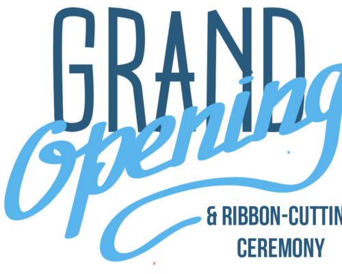 Grand Opening and Ribbon Cutting Ceremony Graphic