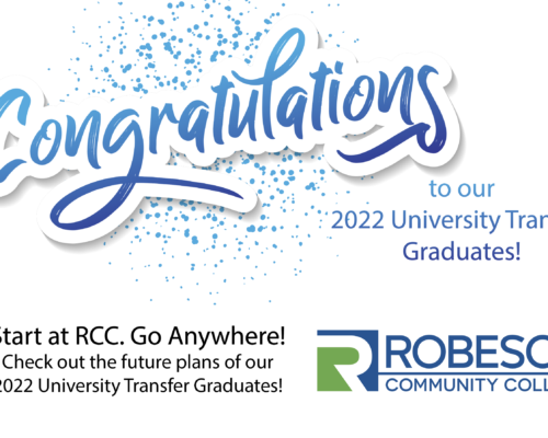 Congratulations Banner for University Transfer Graduates