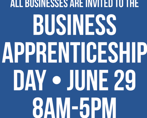 business apprenticeship day graphic