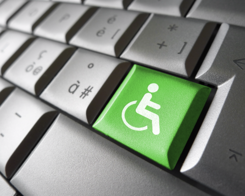 handicapped symbol on keyboard