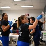 Students during the Trama Rodeo