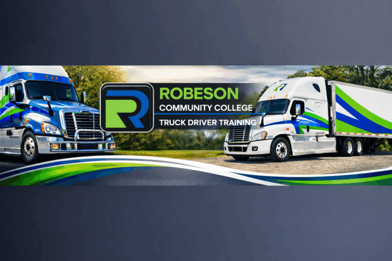 Truck driver banner