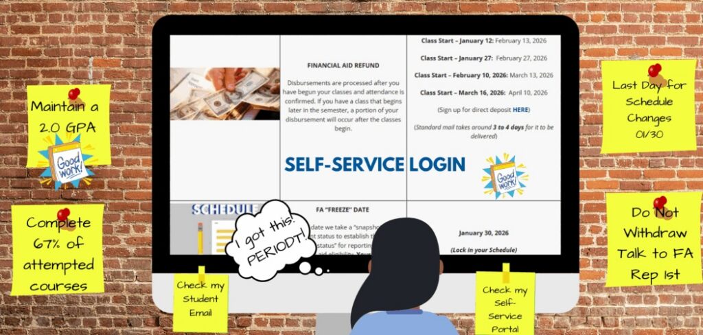 welcome back financial aid