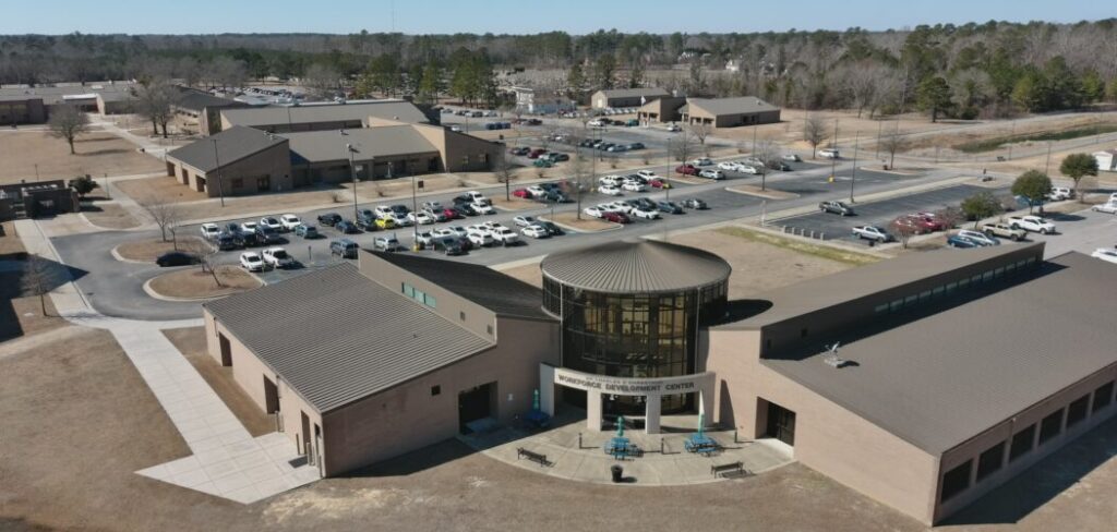 Arial View of Workforce Development Building 18