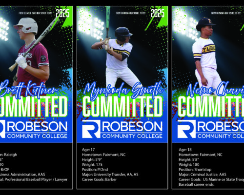 Brett Kutner, Mynkoda Smith, Nemo Chavis. Students commit to RCC’s Inaugural Baseball Team set to launch in 2025; Softball program to be added