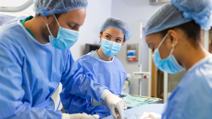 hospital employees
