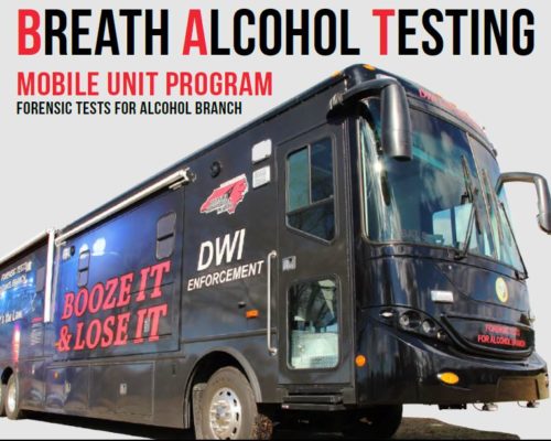 Breath Alcohol Testing Mobile Unit