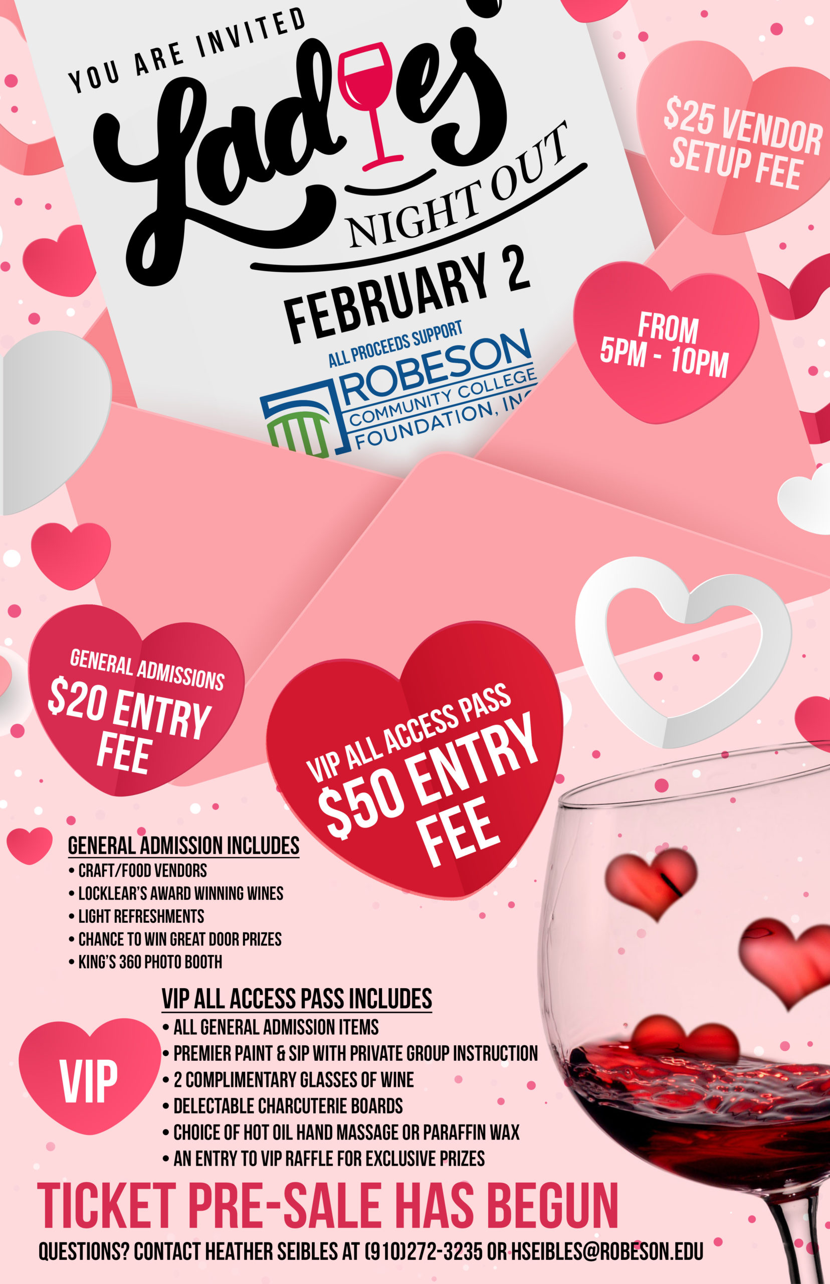 RCC Foundation “Ladies Night Out” Fundraiser to be held Feb. 2